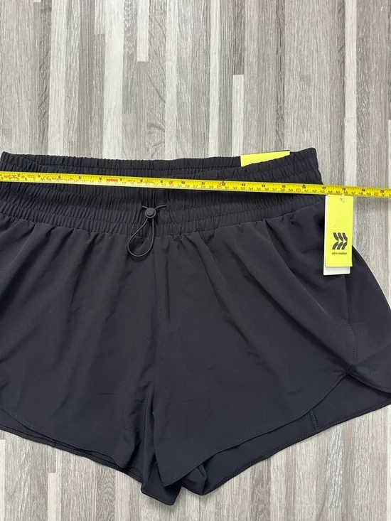 all in motion Black Women's Athletic Running Shorts with Drawcord size L - Picture 3 of 7